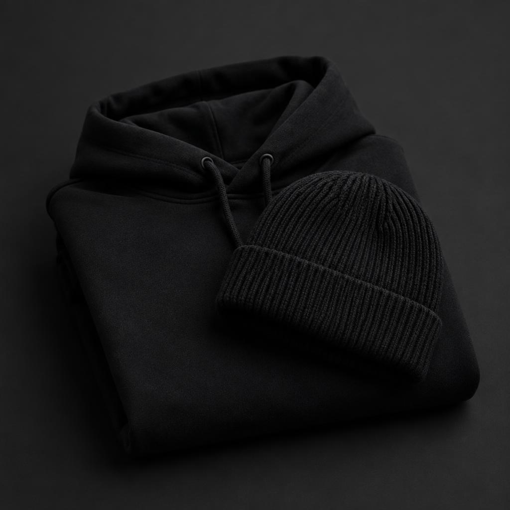 RAREDROP hoodie and beanie bundle