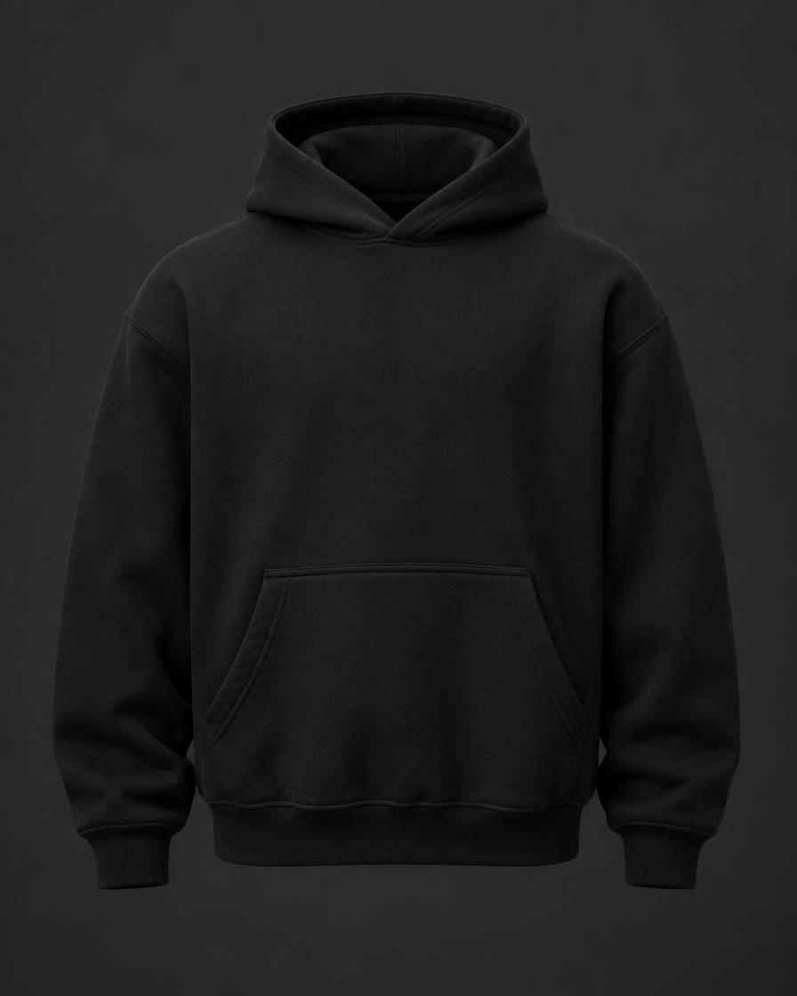 RAREDROP limited edition black hoodie