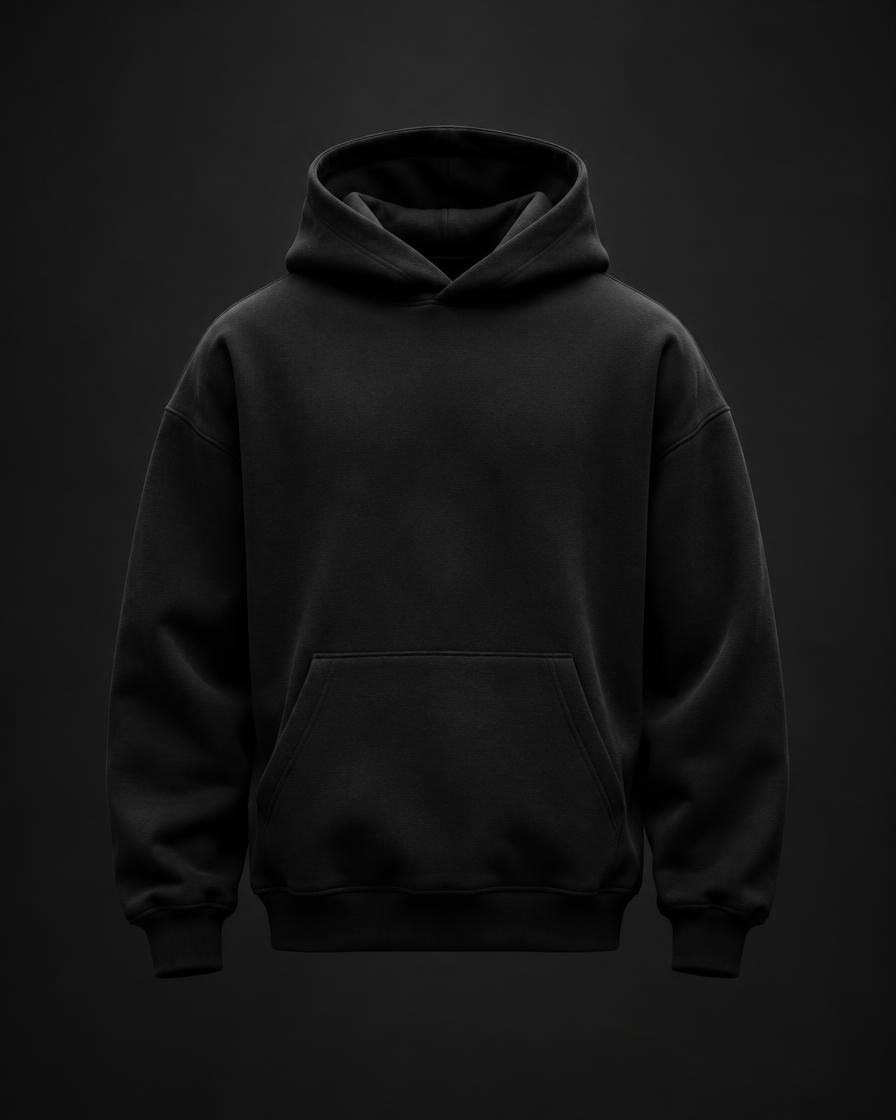 RAREDROP Drop 001 limited edition black hoodie